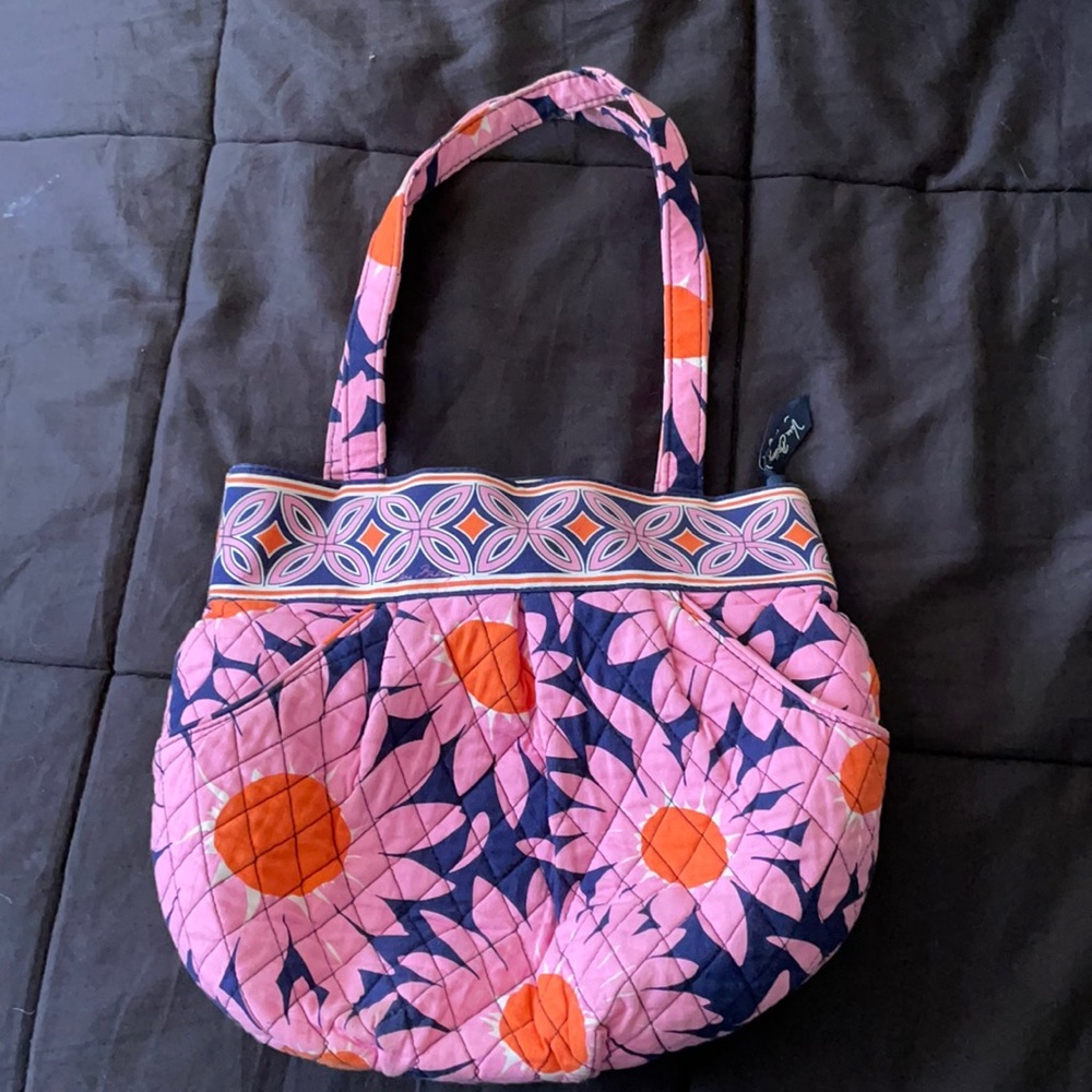 Pink, Navy, Orange Vera Bradley Shoulder Bag